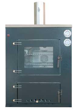FORNO A LEGNA DA INCASSO MOD. MARCHE CM. 80 VENTILATO
